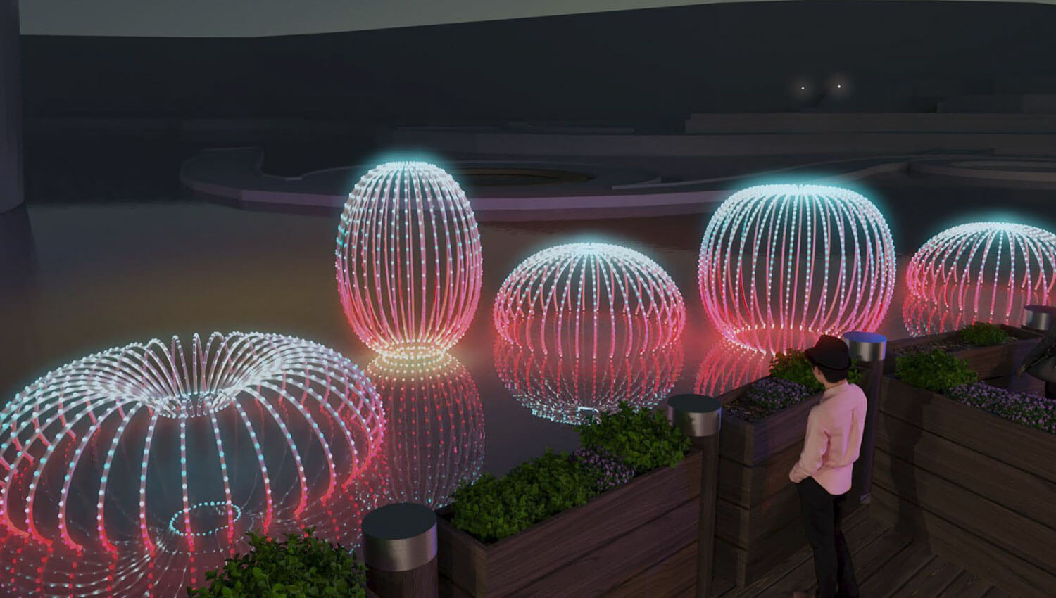 招商蛇口海上世界—公共空间新媒体艺术改造